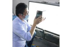 China 55 Inch Shop Window LCD Display Panel Hanging 3500nits 1080p supplier