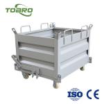 1000L/H Industrial Trash Bin Container For Bottom Drop Bot Dumping Processing for sale