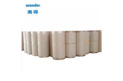 China Bundling Water Based BOPP Adhesive Tape Jumbo Roll 4000m Length Slitting supplier