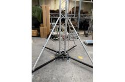 China Black Silver Aluminum Lighting Truss Customized Foldable Portable Square Aluminum Truss supplier