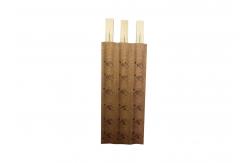 China Eco Friendly Nature 21cm Twins Disposable Bamboo Chopsticks With Sleeve supplier