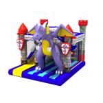 Classic Inflatable Dinosaur Bouncer House , Pvc Inflatable Dino Jumping Castle for sale