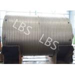 High Strength Steel Integral Type Wire Rope Winch Drum For Crane Winch for sale