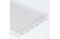 China Clear Twin Wall Polycarbonate Roofing Sheet With Modern Design 4mm-20mm Thickness supplier