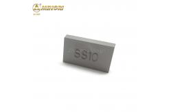China Limestone Cutting Tungsten Cemented Carbide Brazing Tips SS10 Wear Resistance supplier