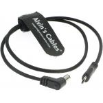 Alvin'S Cables Motor Flexible Power Cable For Tilta Nucleus Nano Micro USB To 2.1 DC Barrel Right Angle for sale