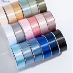 1-1/2 Inch Double Sided Ribbon Custom Stain Ribbons for Luxury Gift Wrap for sale