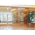 Modern Gold Indoor Screen Panels , Eco Friendly Decorative Sheet Metal Panels for sale