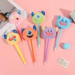 Cartoon Cute Little Monster Ballpoint Pen 0.7mm Halloween Student Gift Stationery for sale
