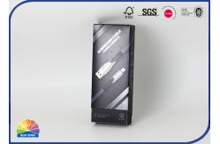China Embossing USB Cable Folding Sliding Paper Box Stamping UV Coating supplier
