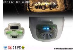 China LED Anti - Explosive Mining Headlight , 6.2AH OLED Display LED Miners Lamp  supplier