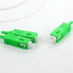 8 Ways Fiber Optic Plc Splitter , Singlemode G.657A1 SC APC 1x8 Plc Splitter for sale