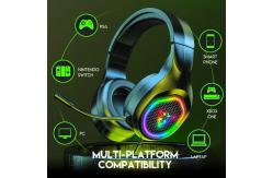 China G1 Wired Noise Cancelling Headphones With MIC Luminous Game Earphone supplier