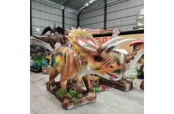 China Bespoken  Amusement Park Eyes Blinking Dinosaur Triceratops Model supplier