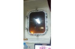 China Marine Steel Bolted & Welding Cabin Windows , Rectangular Windows With Round Angle supplier