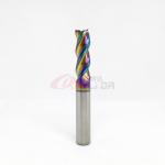 10mm 3/8 Aluminum End Mill Hss Roughing With 3 Flute DLC Coating for sale