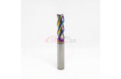 China 10mm 3/8 Aluminum End Mill Hss Roughing With 3 Flute DLC Coating supplier