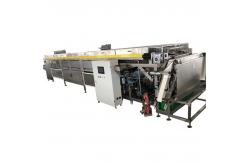 China Automatic Finger Biscuit Chocolate Coating Machine For Stick Biscuit Making supplier