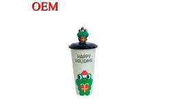 China Custom Your Own PVC 3d Cartoon Figure Cup Plastic 3d Topper Figure Toy supplier