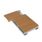 PE/PVDF Coated Signage Aluminum Sandwich Panel B1/A2 Grade Fireproof