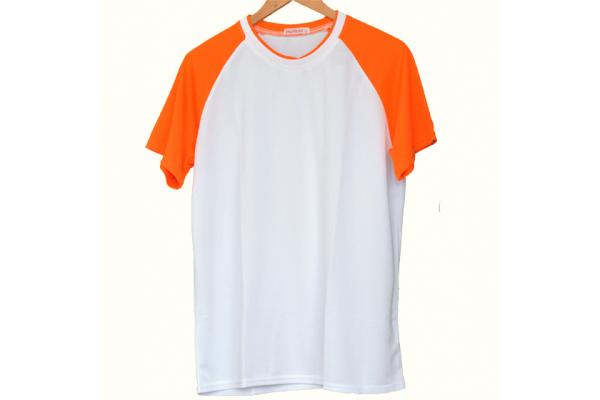 white and red T-shirt