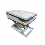 Stationary Hydraulic Lift Table with Tilt Table and Roller Scissor Lift Mechanism for sale