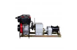 China 30KN 3T Cable Hauling Winch Hand Pulled Diesel Shaft Drive Fast Winch supplier