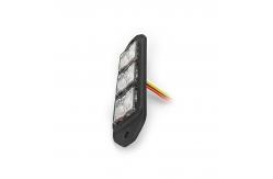 China Flexible Amber Strobe Light Bar Waterproof LED Warning Light Bar 9W supplier