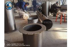 China Titanium 0.18MM Slot Wedge Wire Screen For Mechanical Filtration supplier
