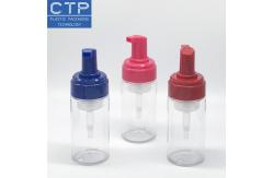 China White Clip Lock Way 1.5cc Output Foam Bottle Pump With Transparent Housing supplier