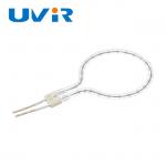Customized  Clear high quartz tube Ring Infrared Lamps 230V Heat Impact Resistance for sale