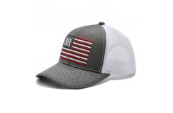 China All Seasons Customized Snapback Trucker Cap With Custom Embroidery Logo supplier