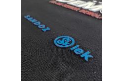 China 3D Numbers Letter Name Silicone Heat Transfer Logo Custom Eco Friendly supplier