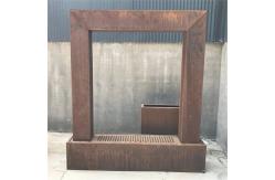 China Durable Corten Steel Water Feature Garden Customizable Decoration supplier