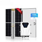 Professional supplier solar powered irrigation agriculture borehole controller submersible dc solar pump for sale