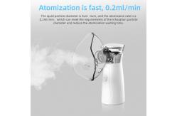 China High Efficiency Handheld Portable Nebulizer White Portable Rechargeable Nebulizer supplier