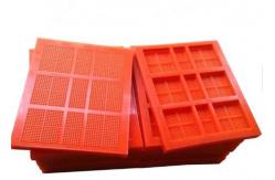 China Urethane Dewatering Modular Pu Dewatering Screen Panel Screening Parts Media supplier