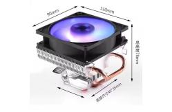 China Markdown Sale 12v Dc Fan Cooler Mini Aluminum Heatsink CPU Cooler supplier