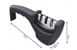 China ABS Plastic Tungsten Diamond Ceramic Knife Sharpener Machine with Handle supplier