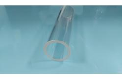 China High Hardness 34*28*132mm Sapphire Glass Tube High Temperature Resistant supplier