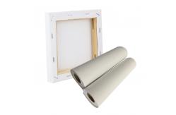 China Matte Pure Cotton Blank Inkjet Canvas Roll Waterproof Wide Format Printing supplier