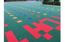 China No Cracking Indoor Pp Interlocking Sports Flooring Bearable Load 2500N supplier