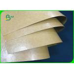 Greaseproof 350gsm + 15g Poly Coated Kraft Paper For Street Food Containers for sale