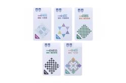 China Custom Sticky Chess Game Removable Glue Stickers Paper Board Children Toys supplier