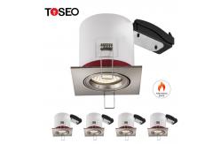 China 35w GU10 Recessed Downlight Fitting Restaurant Fireproof Ceiling Light supplier