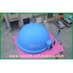 Digital Blue Inflatable Planetarium For Teaching / Watching Movie