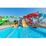 12mm Fiberglass Water Slide For Kids Outdoor Commercial Water Park Swimming Pool Rides for sale