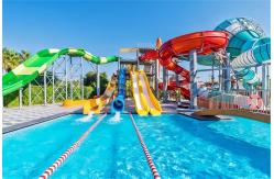 China Attraction Kid Water Park Slide 5m Width For Swimming Pool supplier