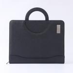 Multifunctional Waterproof Power Bank Notebook Portfolio Leather Material for sale