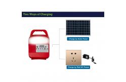 China Home Portable Solar Light Kit Led Lighting System With Bluetooth supplier